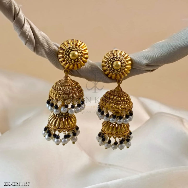 ANTIQUE SAPPHIRE EARRINGS