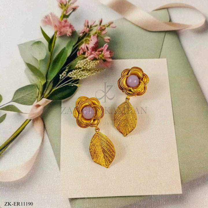 PINK STONES EARRINGS