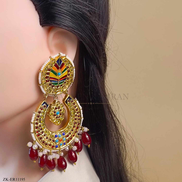 MULTI MEENA EARRINGS