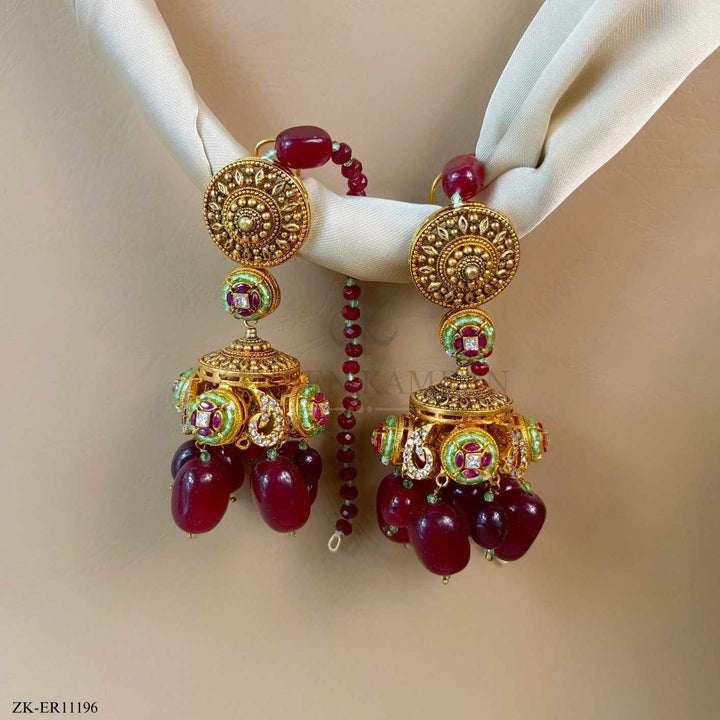 GARNET EARRINGS