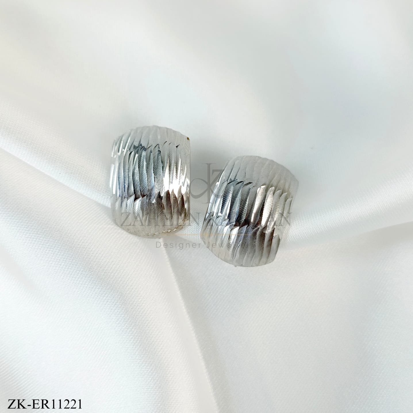 925 Silver Stride Hoop