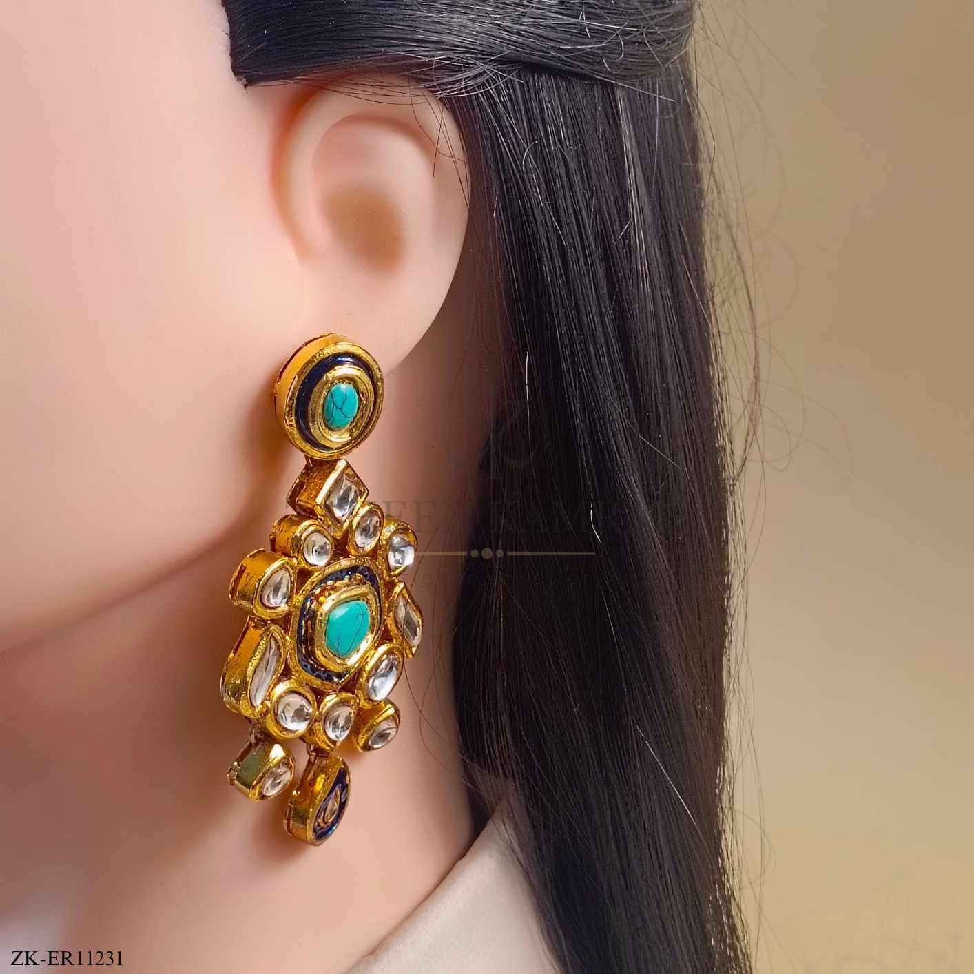 KUNDAN EARRINGS