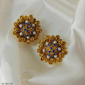 ANTIQUE SAPPHIRE EARRINGS