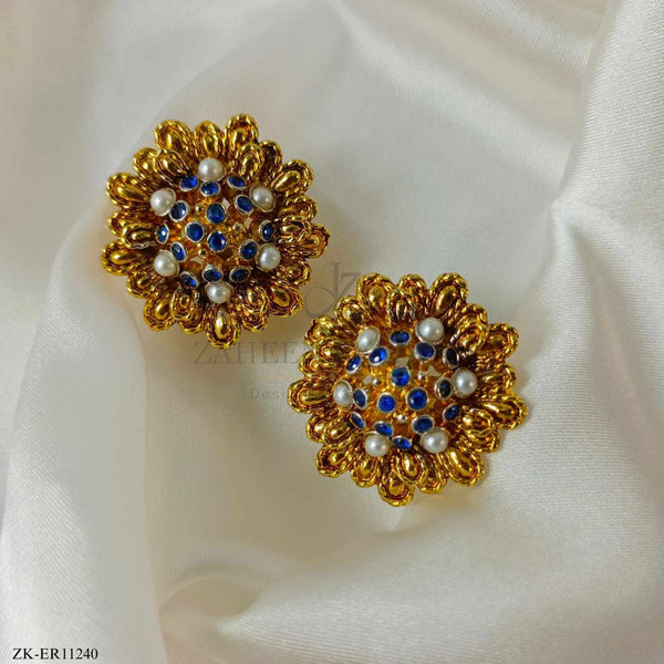 ANTIQUE SAPPHIRE EARRINGS