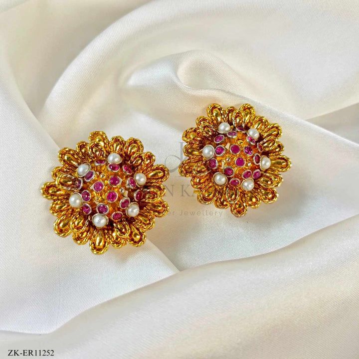 ANTIQUE RUBY EARRINGS