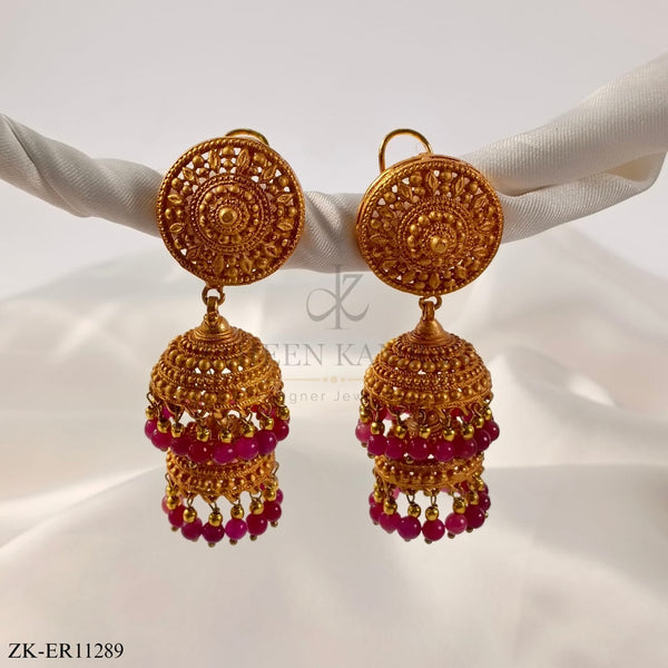 ANTIQUE RUBY EARRINGS