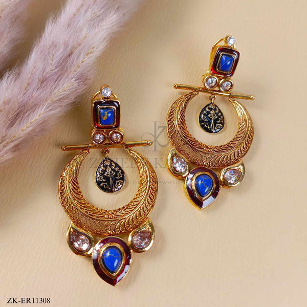 ANTIQUE SAPPHIRE EARRINGS