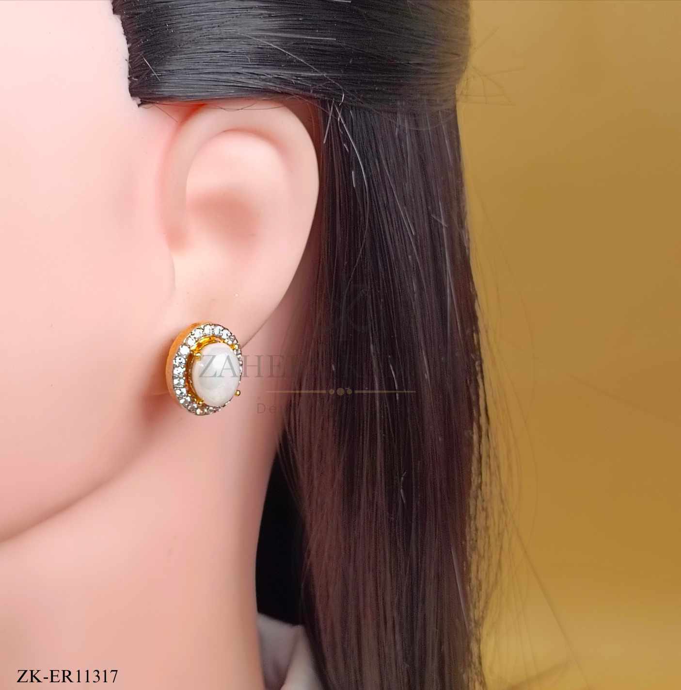 WHITE OPAL EARRINGS