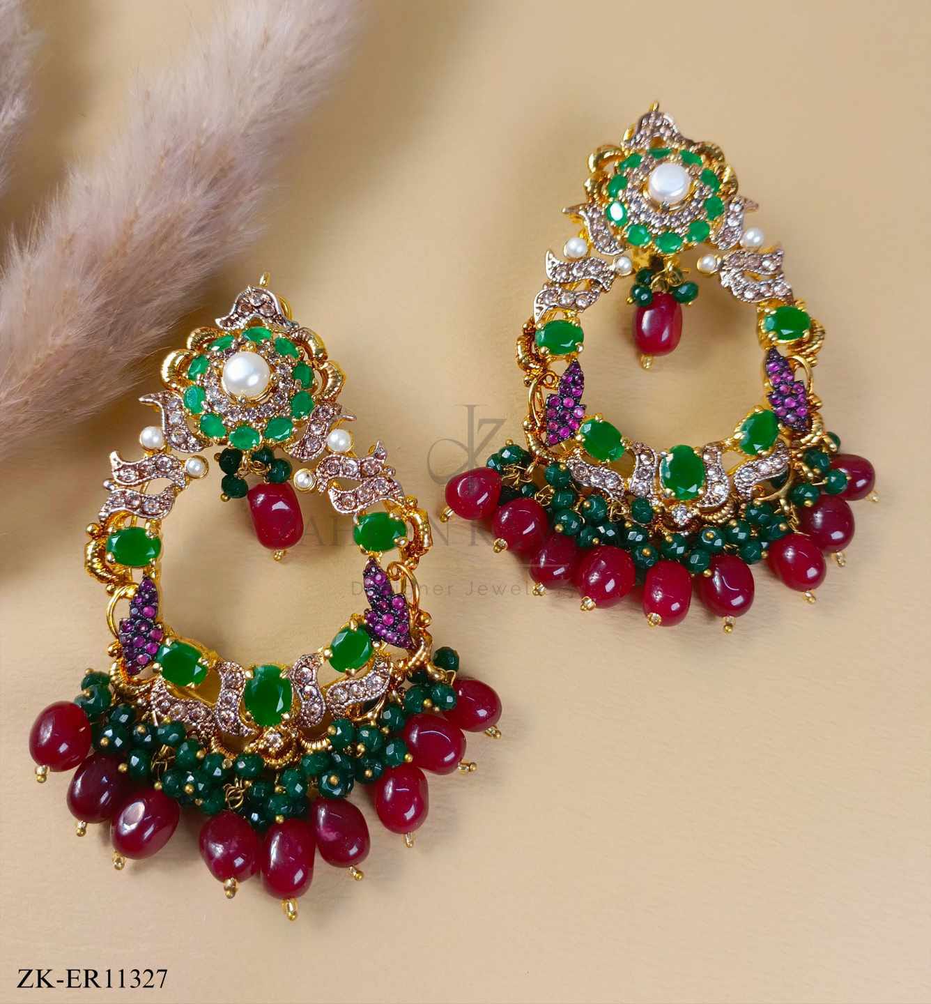 GARNET EARRINGS