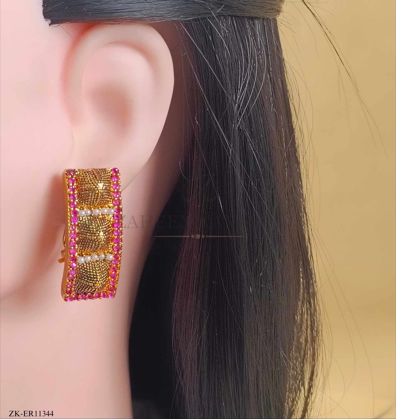 ANTIQUE RUBY EARRINGS