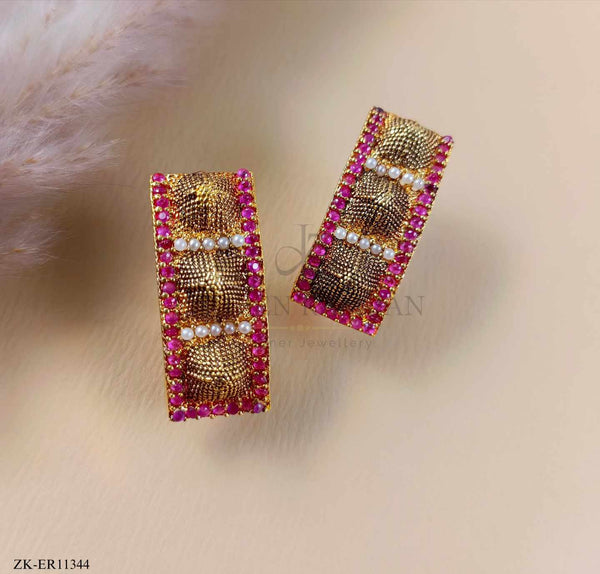 ANTIQUE RUBY EARRINGS