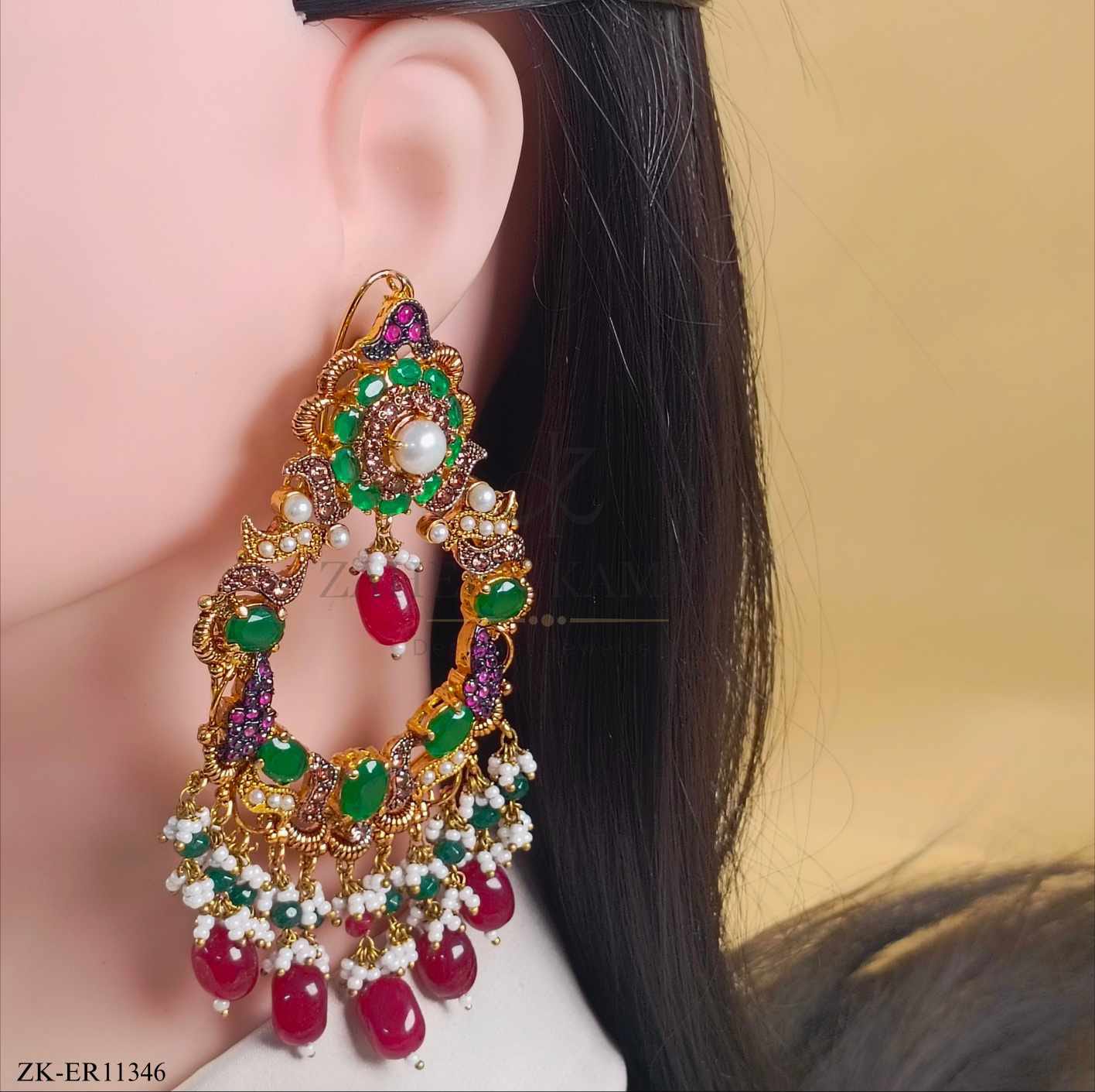 GARNET EARRINGS