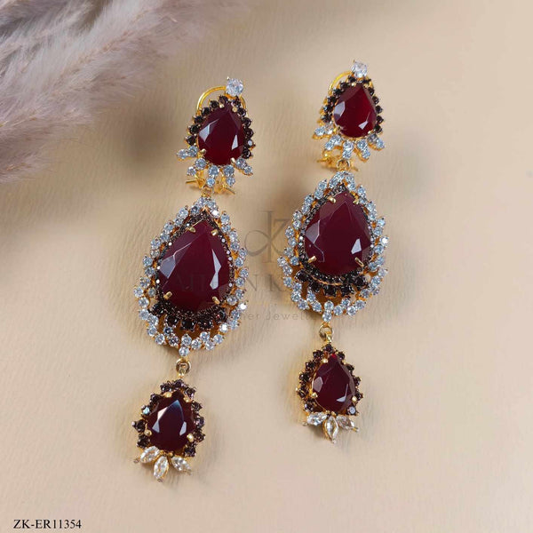 GARNET EARRINGS