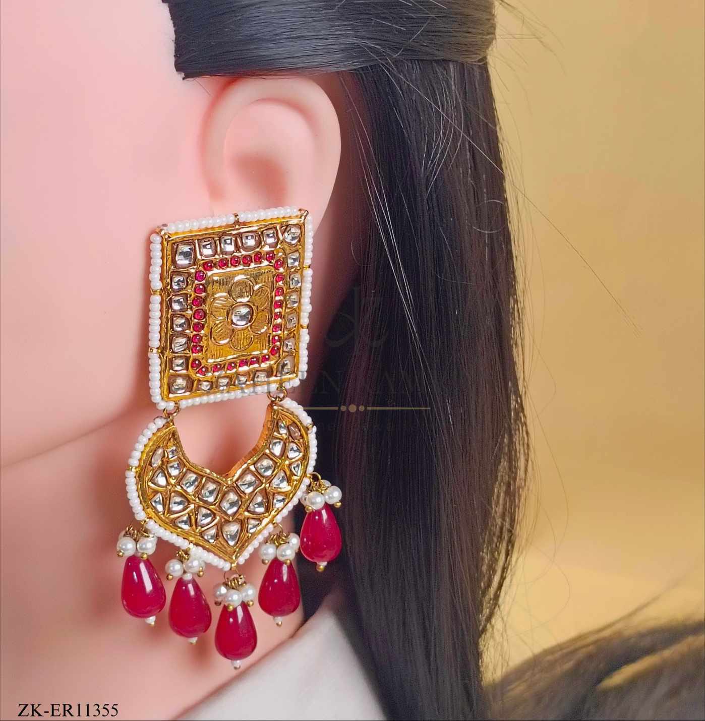 KUNDAN EARRINGS