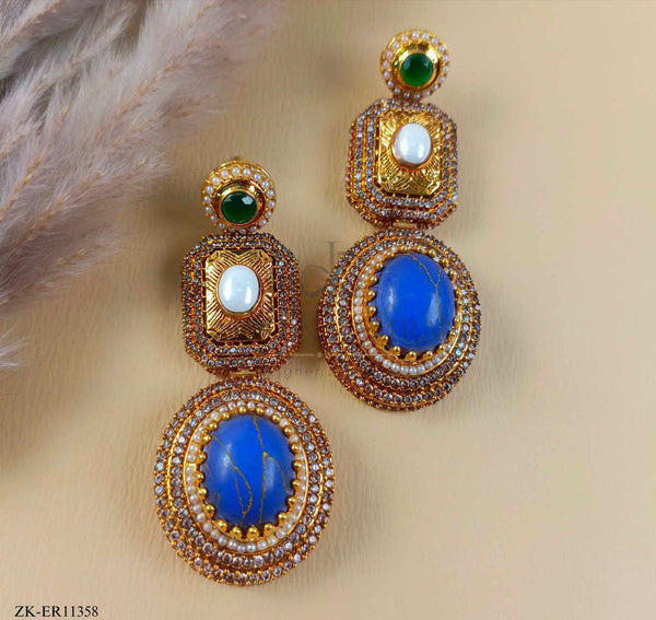 ANTIQUE SAPPHIRE EARRINGS