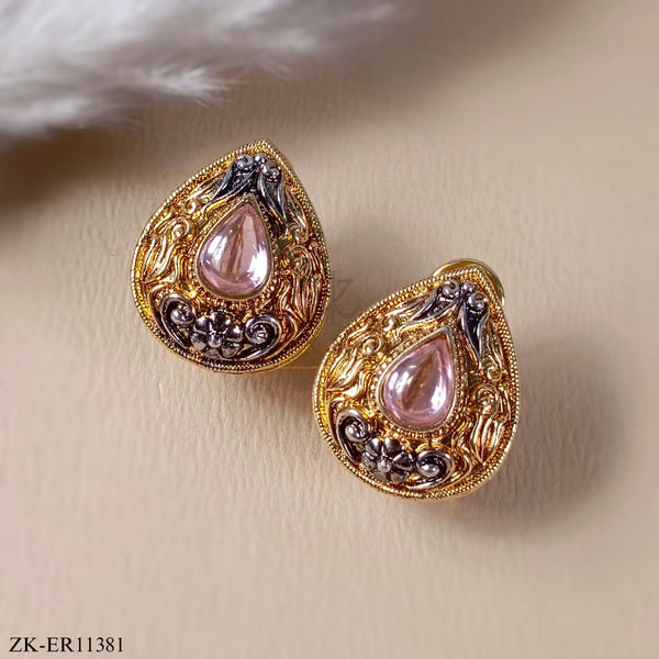 PINK STONES EARRINGS