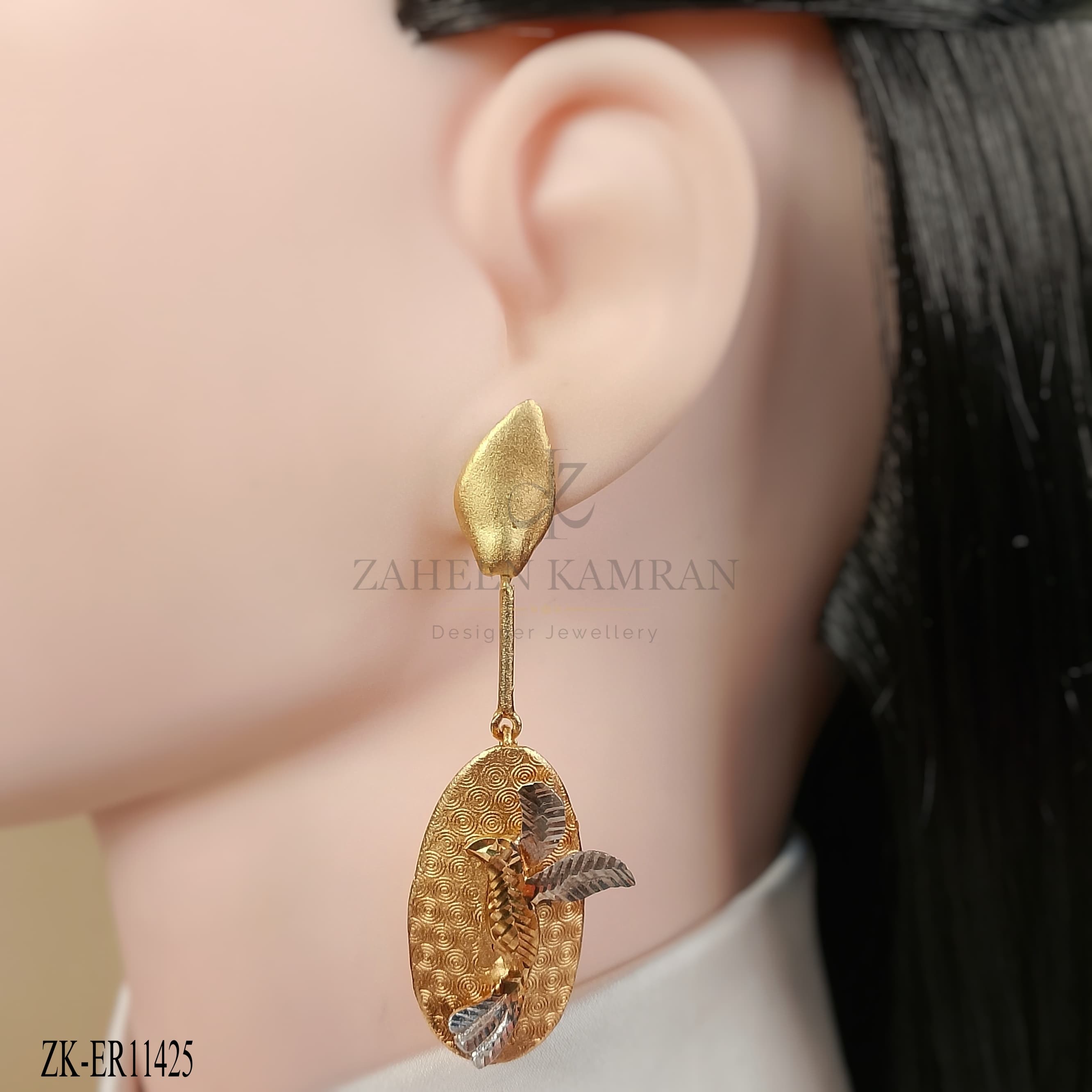 925 GOLDEN EARRINGS
