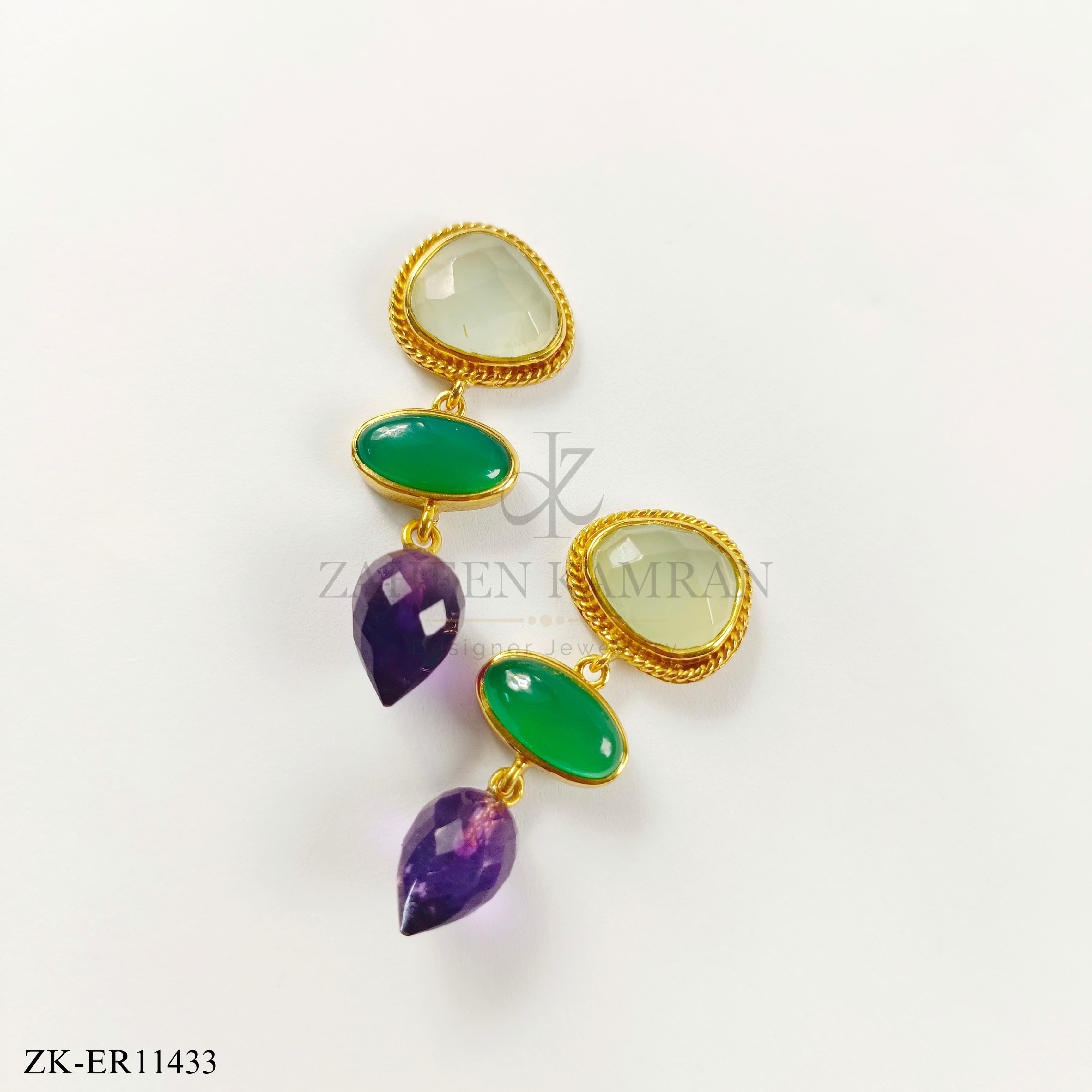 925 AMETHYST EARRINGS