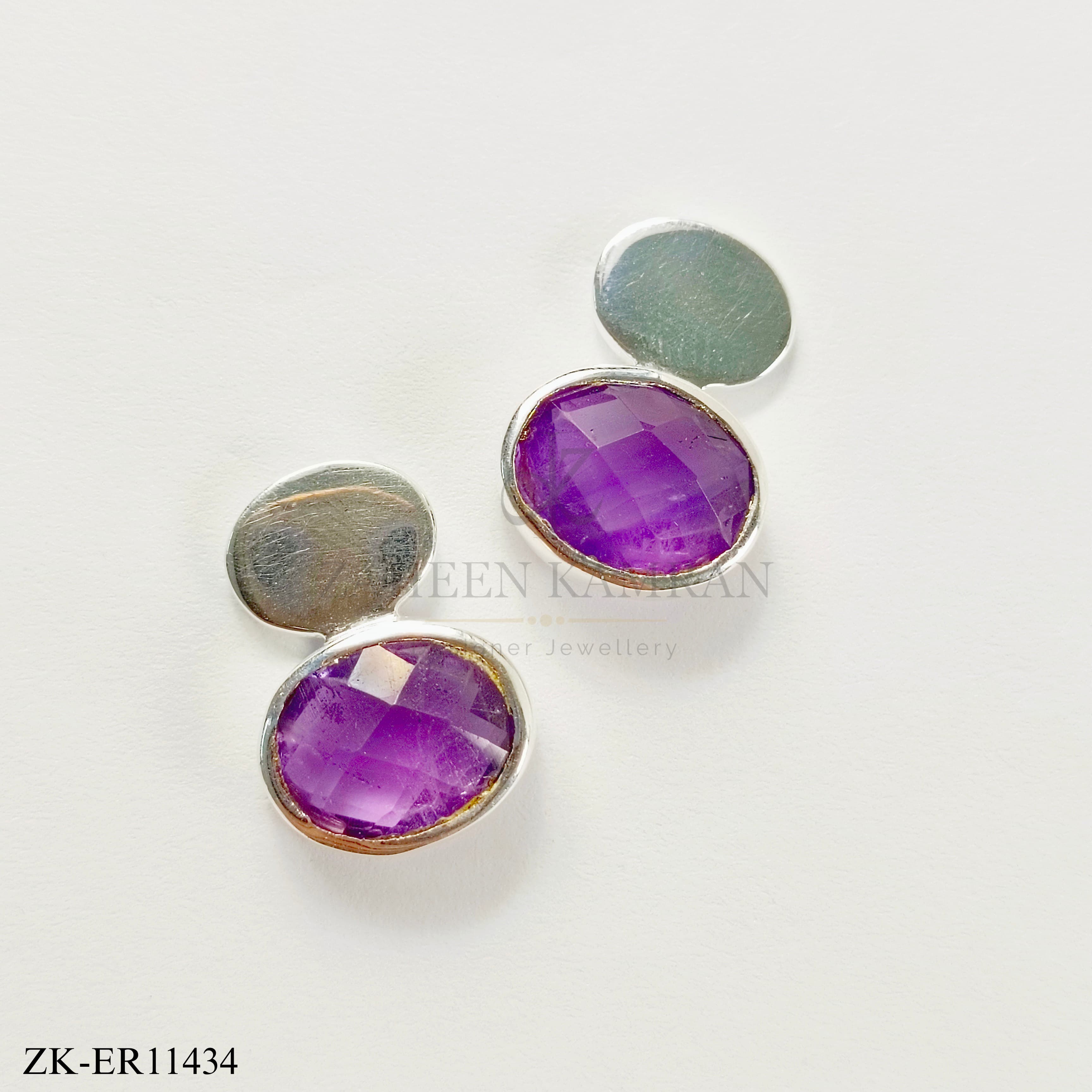 925 AMETHYST EARRINGS