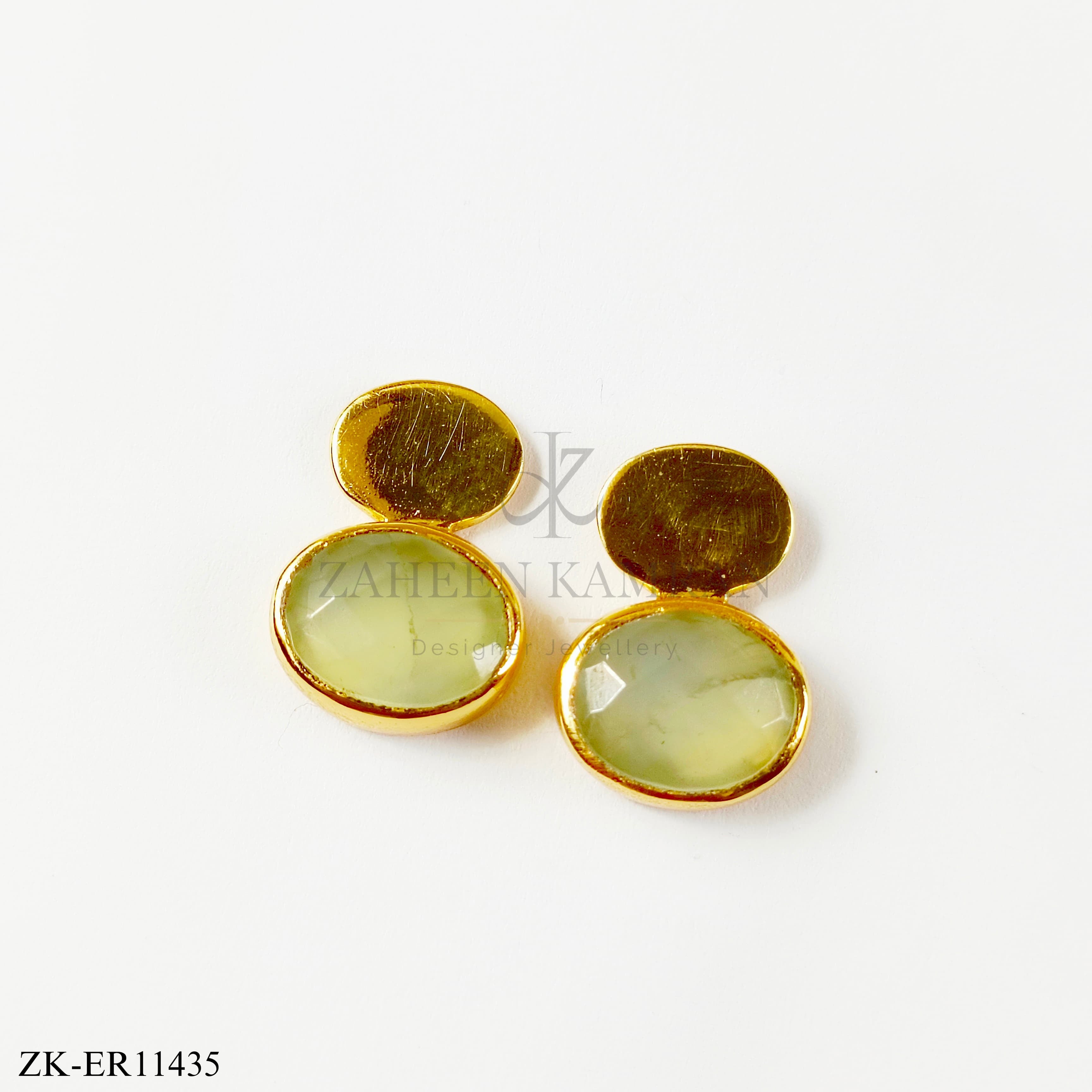 925 PERIDOT STONES EARRINGS