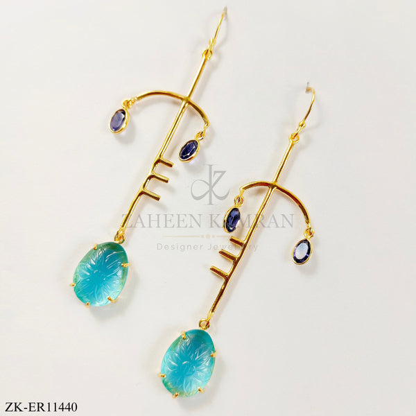 925 SAPPHIRE EARRINGS