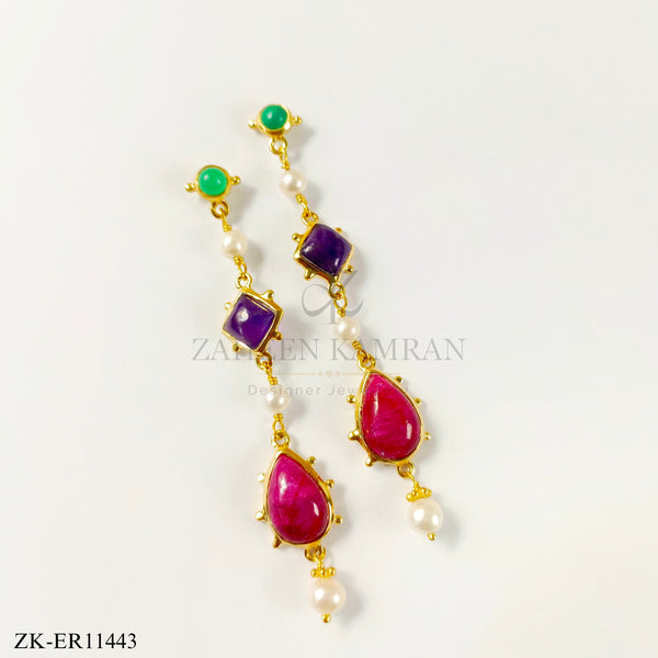 925 RUBY EARRINGS