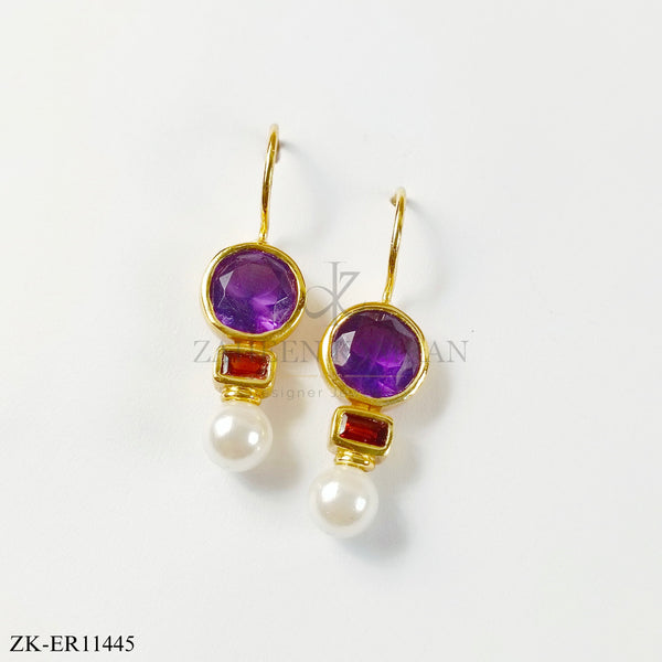 925 AMETHYST EARRINGS