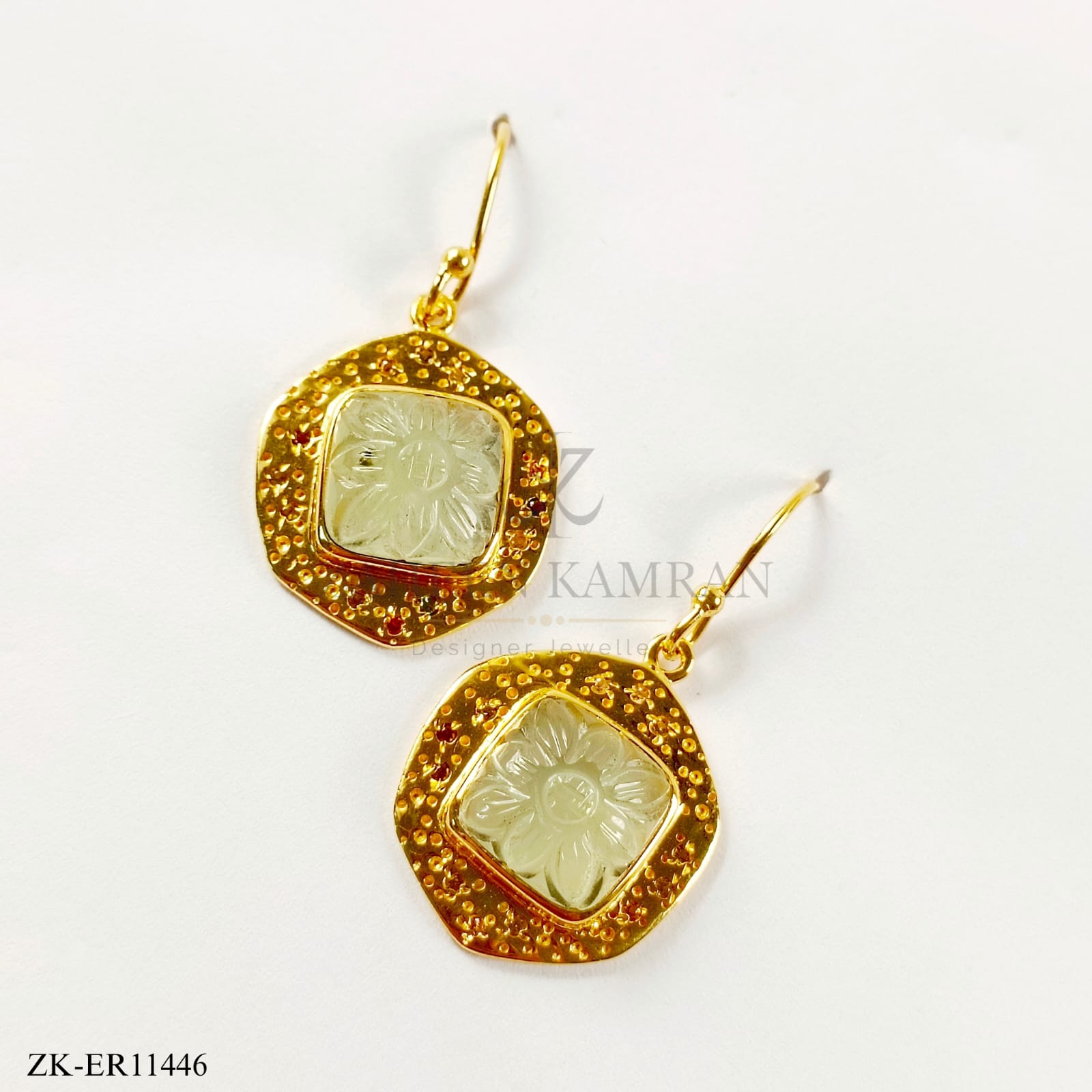 925 EMERALD EARRINGS