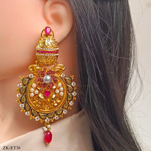 FLORET EARRINGS AND TIKKA