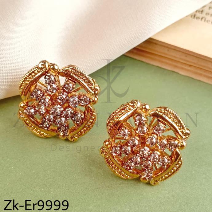 ANTIQUE ZIRCONIA EARRINGS