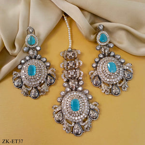 FEROZA EARRINGS AND TIKKA