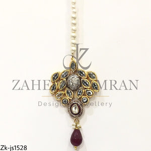 Red Mina Bridal Necklace