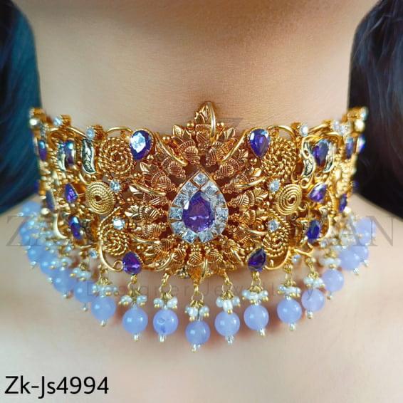 Priwinkle Choker Set