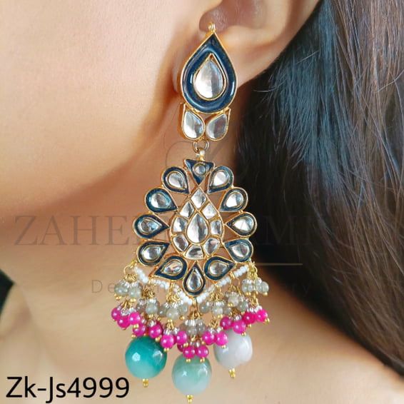 Elegant Ferozi Kundan Set