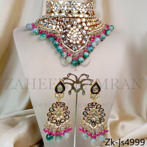 Elegant Ferozi Kundan Set