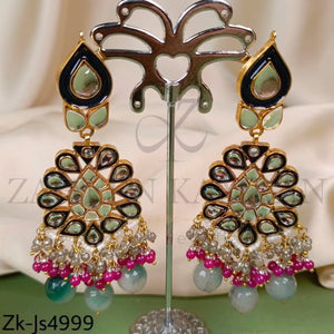 Elegant Ferozi Kundan Set