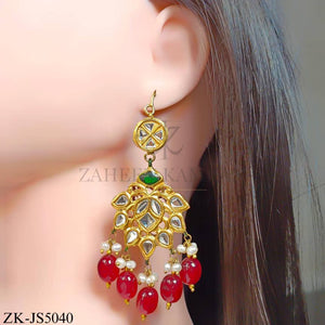 HANGING KUNDAN SET