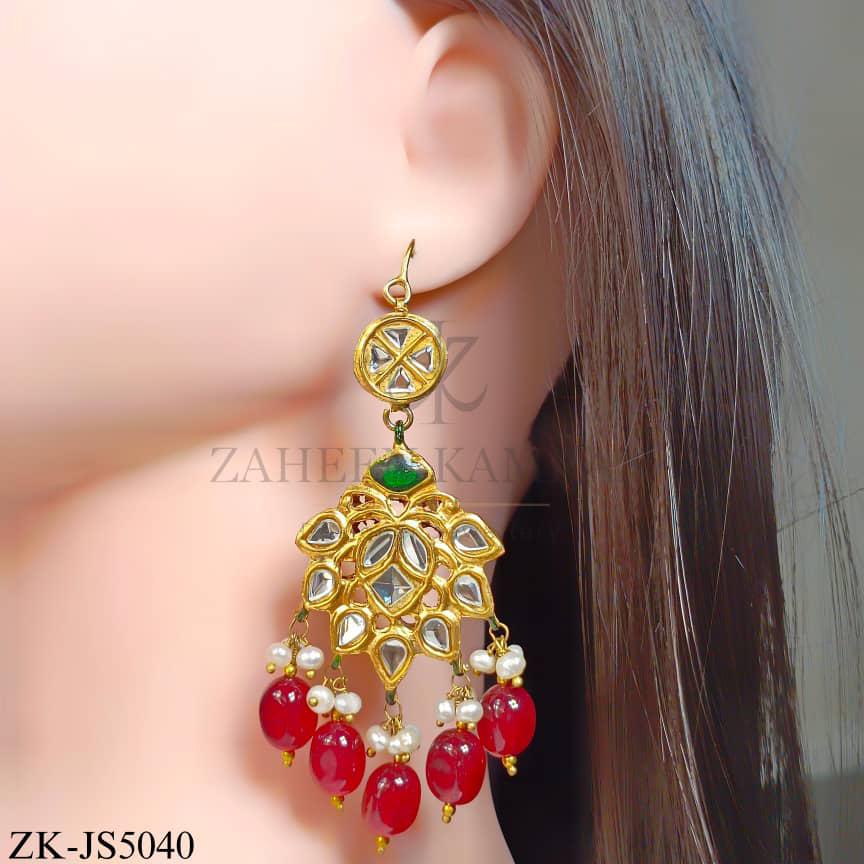 HANGING KUNDAN SET
