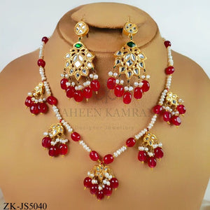 HANGING KUNDAN SET