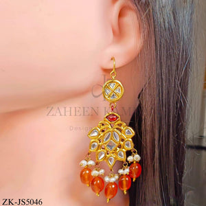 HANGING KUNDAN SET