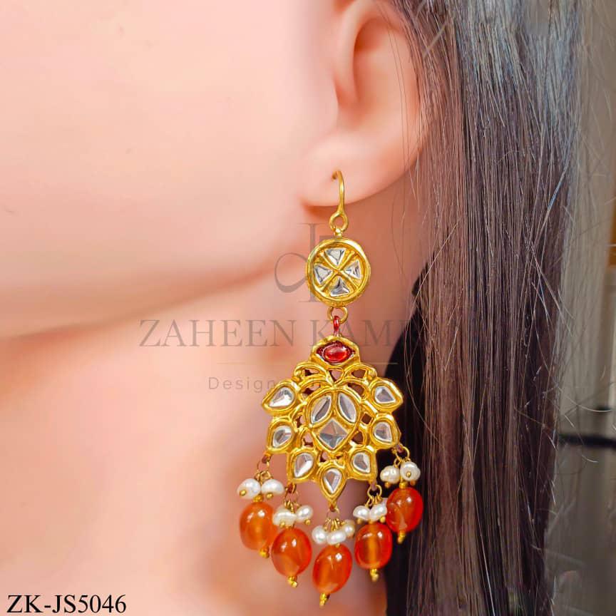 HANGING KUNDAN SET