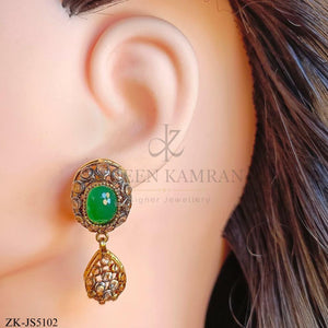 ANTIQUE EMERALD SET