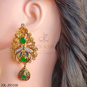 ANTIQUE EMERALD SET