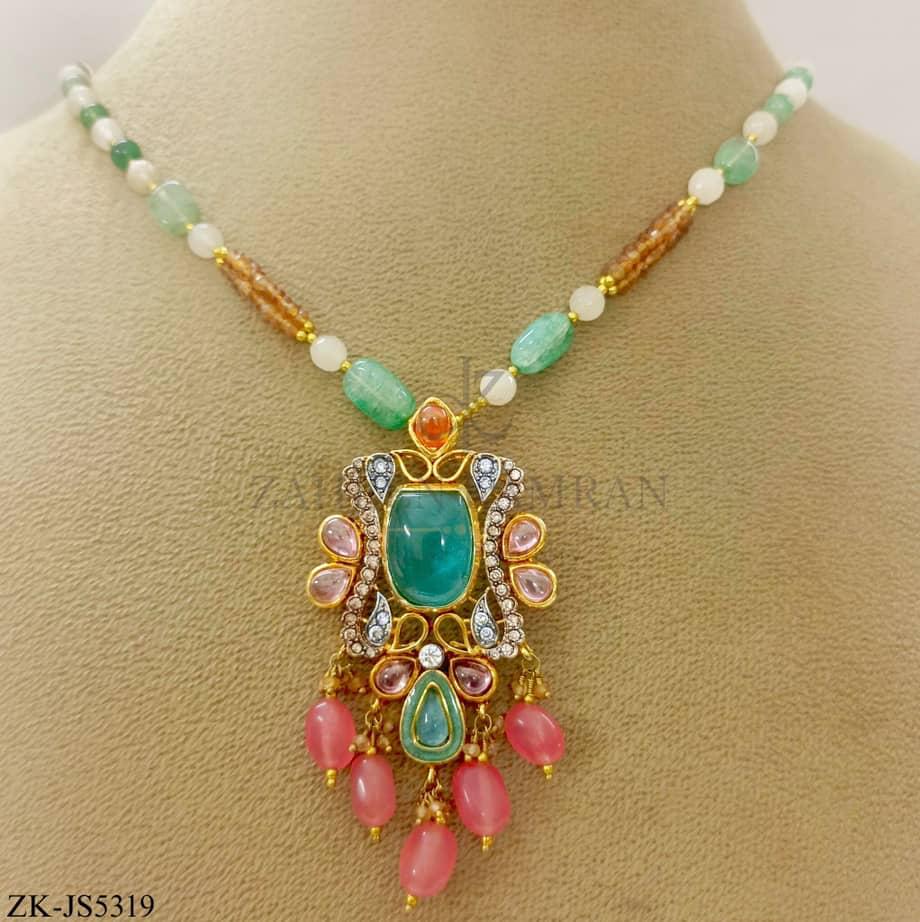 PINK STONES SET