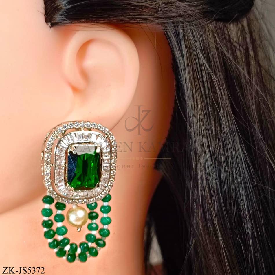 EMERALD SILVER SET