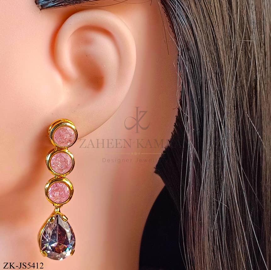 PINK STONES SET