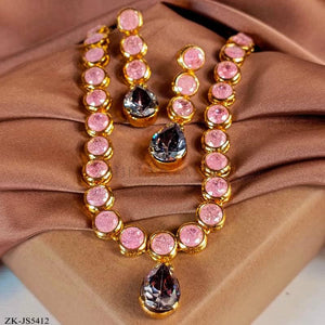 PINK STONES SET