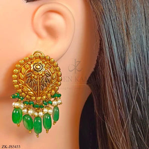 ANTIQUE EMERALD SET