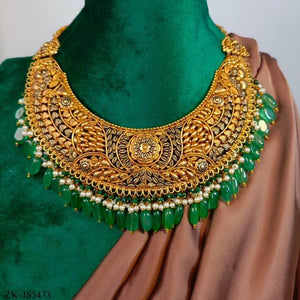 ANTIQUE EMERALD SET