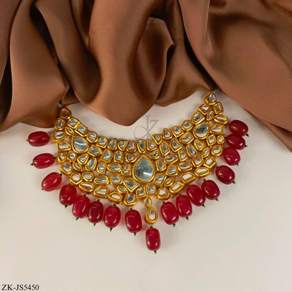 GARNET KUNDAN SET